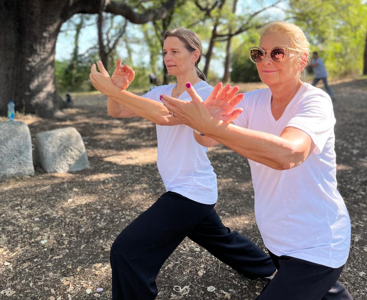 Cours de Tai Ji en plein air à Vallauris